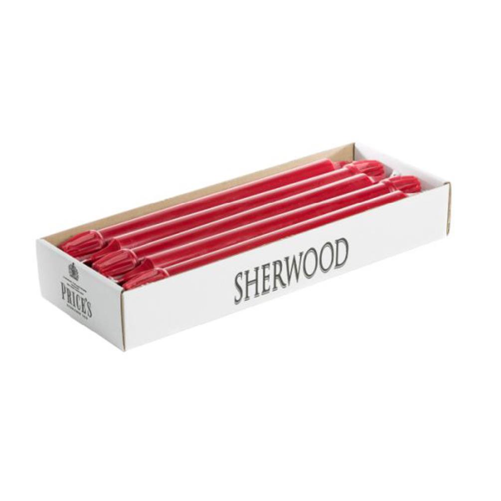 Price's Sherwood Wine Red Dinner Candles 30cm (Box of 10) Extra Image 2